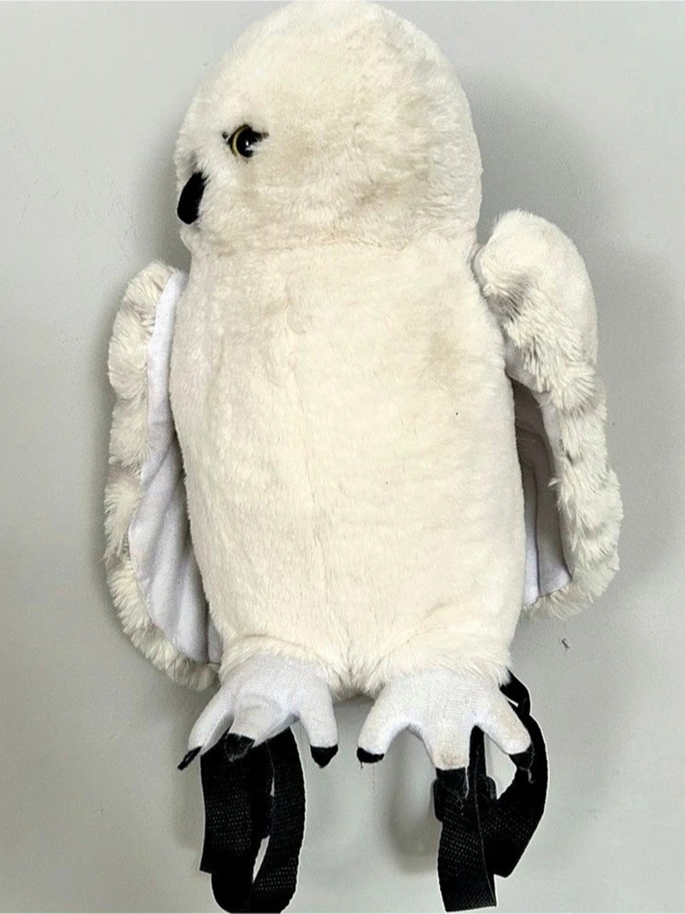 Harry Potter Hedwig Plush Backpack White